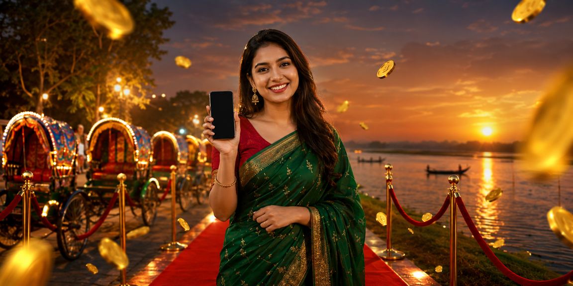 ঢাকার রিকশাচালক লটারি টিকিটের সামনে দাঁড়িয়ে আছেন