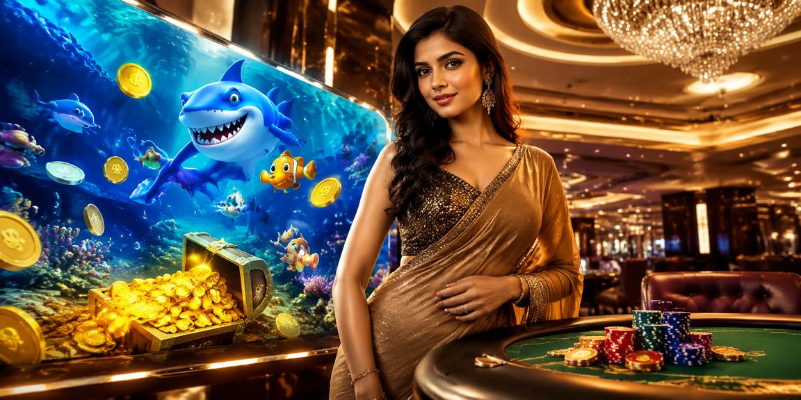 ময়মনসিংহে ফিশিং গেম খেলছেন একজন বাংলাদেশি মডেল