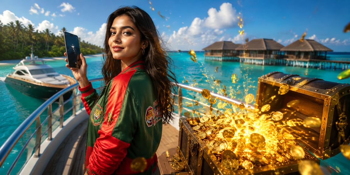 সেন্ট মার্টিনে বাংলাদেশি মডেলের সাথে ক্রিকেট বেটিং দৃশ্য